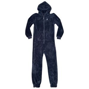 Onepiece Unisex The Puppy Hooded Fleece Jumpsuit S Gray